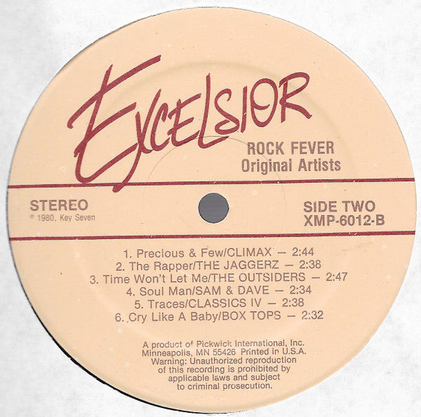 Various - Rock Fever Original Artists