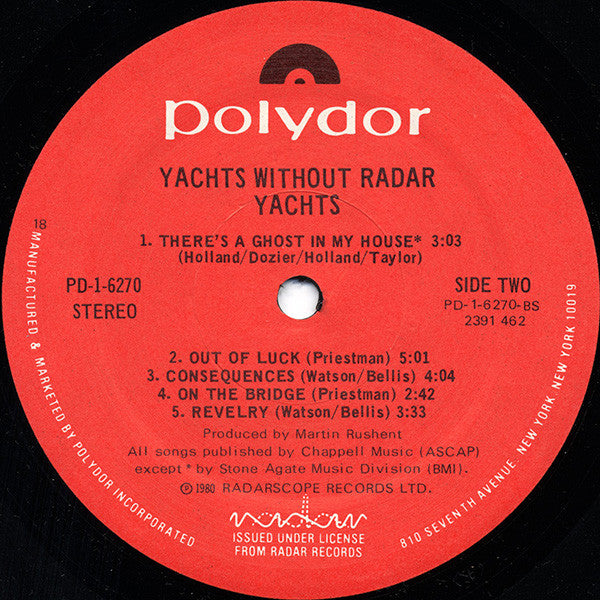 Yachts Without Radar - secondary