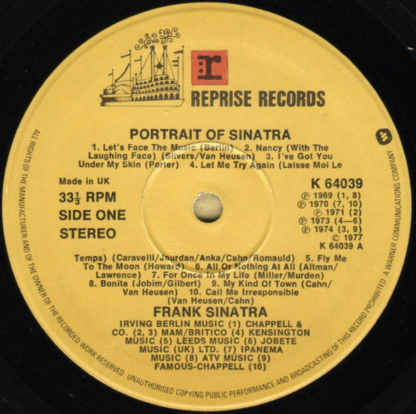 Portrait Of Sinatra: Forty Songs From The Life Of A Man - secondary