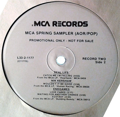 MCA Spring Sampler AOR/Pop - secondary
