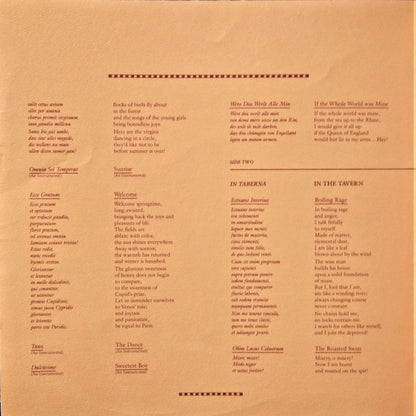 Carmina Burana - secondary