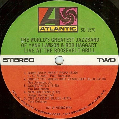 The World's Greatest Jazzband, Yank Lawson, Bob Haggart - Live At The Roosevelt Grill