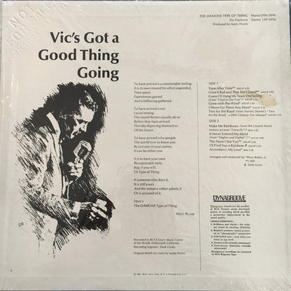 Vic Damone - The Damone Type Of Thing