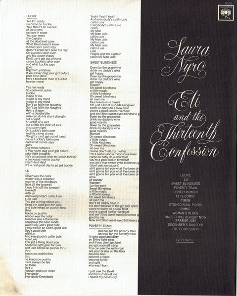Laura Nyro - Eli And The Thirteenth Confession