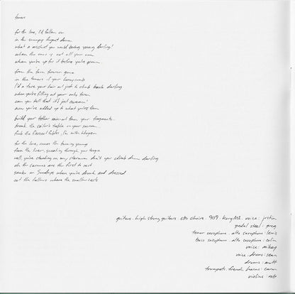 Bon Iver, Bon Iver - secondary