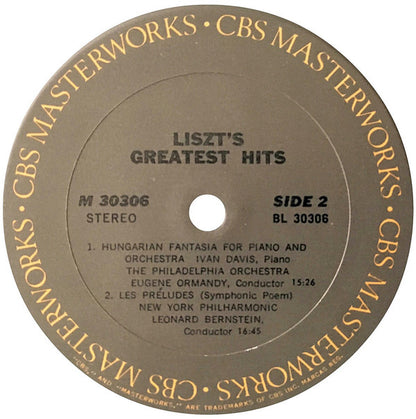 Franz Liszt, Leonard Bernstein, André Watts, Eugene Ormandy, Ivan Davis - Liszt's Greatest Hits