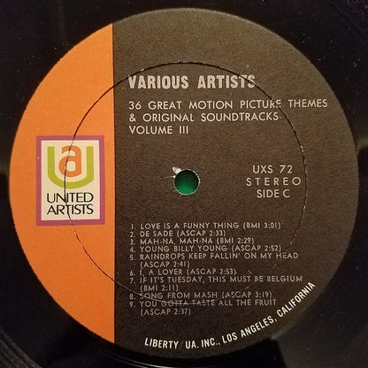 36 Great Motion Picture Themes And Original Soundtracks: Volume 3 - secondary