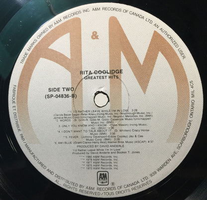 Rita Coolidge - Greatest Hits
