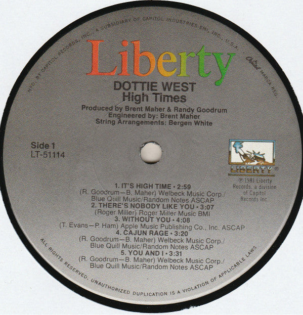 Dottie West - High Times