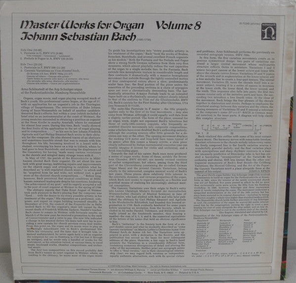 Master Works For Organ Volume 8 - secondary