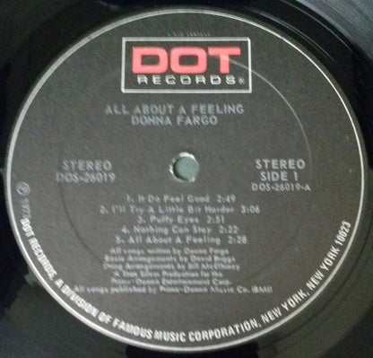 Donna Fargo - All About A Feeling