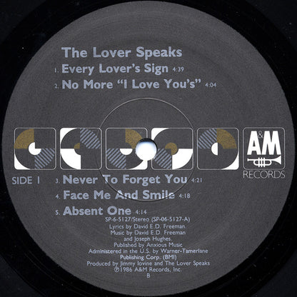 The Lover Speaks - The Lover Speaks