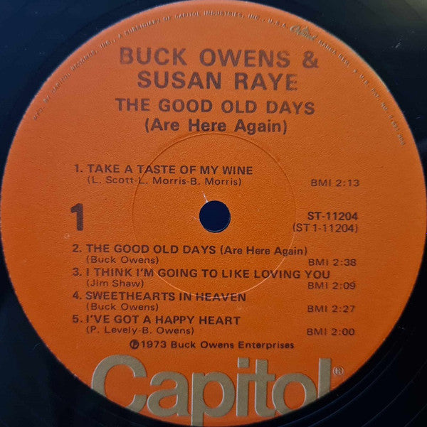 Buck Owens, Susan Raye - The Good Old Days (Are Here Again)
