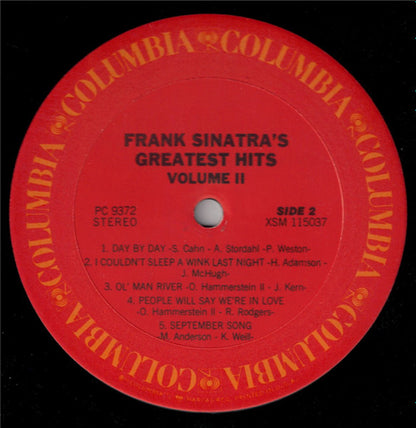 Frank Sinatra's Greatest Hits - The Early Years - Volume Two - secondary