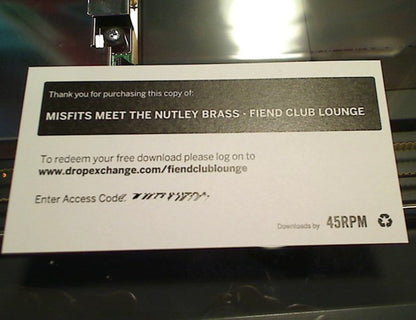 Misfits Meet The Nutley Brass - Fiend Club Lounge  - secondary