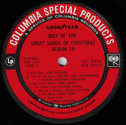 Various - Best Of The Great Songs Of Christmas