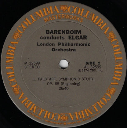 Daniel Barenboim, Sir Edward Elgar, London Philharmonic Orchestra - Falstaff (Symphonic Study, Op. 68) / Cockaigne Overture, Op. 40