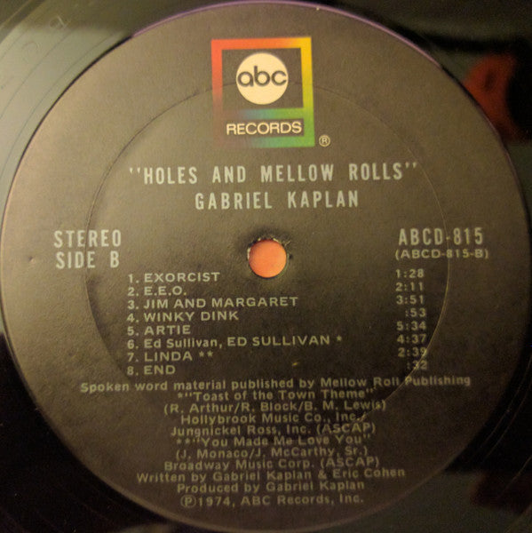 Holes And Mellow Rolls - secondary