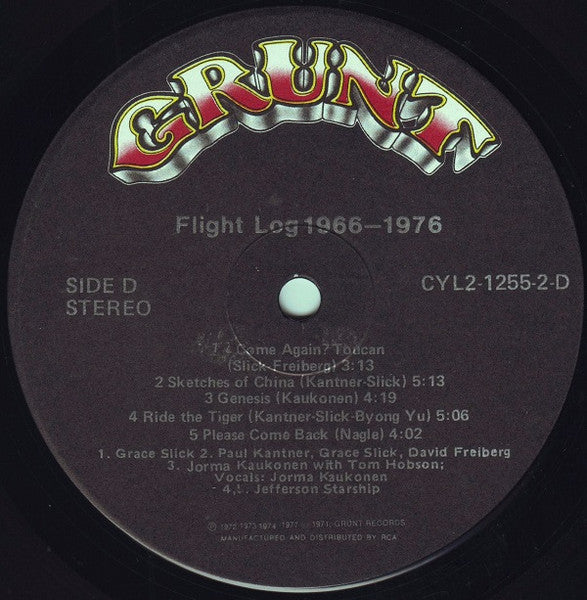 Flight Log 1966-1976 - secondary