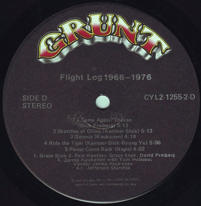 Flight Log 1966-1976 - secondary