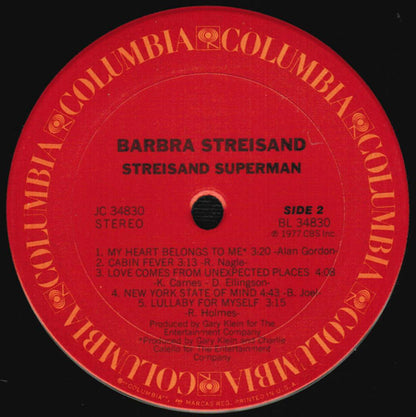 Streisand Superman - secondary