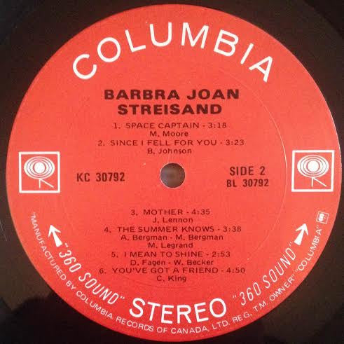 Barbra Streisand - Barbra Joan Streisand