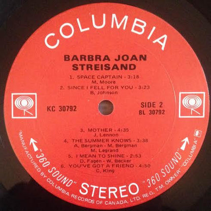 Barbra Streisand - Barbra Joan Streisand