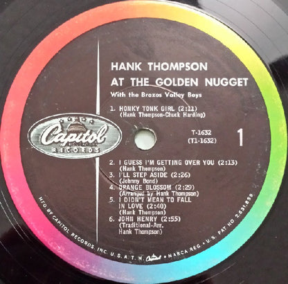 Hank Thompson - Hank Thompson At The Golden Nugget