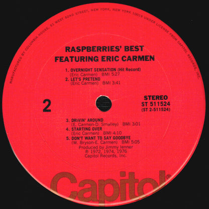 Raspberries' Best - Featuring Eric Carmen - secondary
