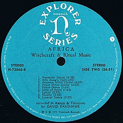 Africa - Witchcraft & Ritual Music - secondary