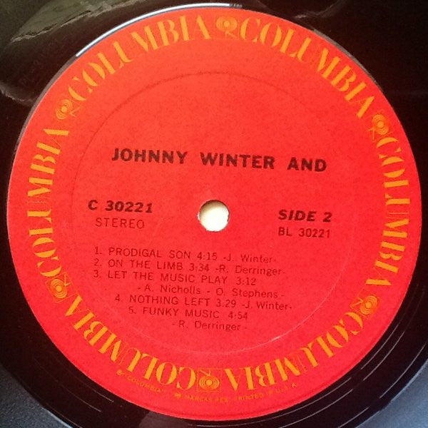 Johnny Winter And - secondary