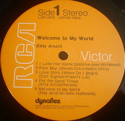 Eddy Arnold - Welcome To My World