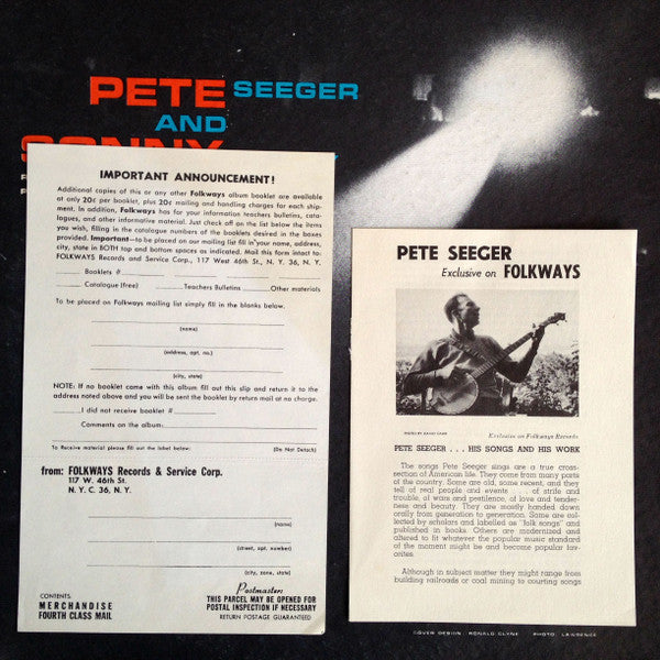 Pete Seeger And Sonny Terry - secondary