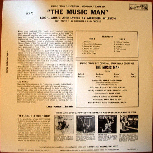 Fontanna His Orchestra And Chorus - The Music Man