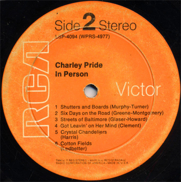 Charley Pride - In Person
