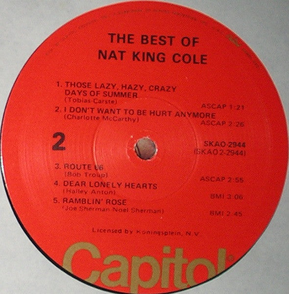 The Best Of Nat King Cole - secondary