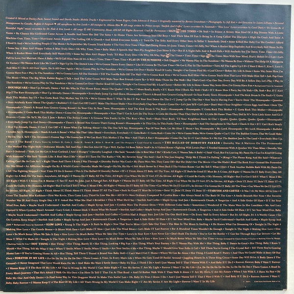 Sign "O" The Times - secondary