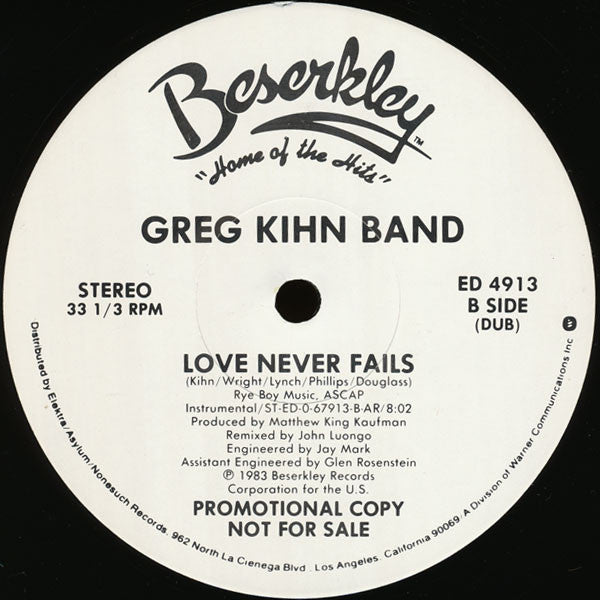 Love Never Fails - secondary