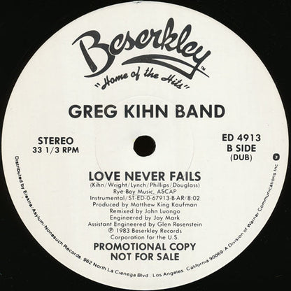 Love Never Fails - secondary