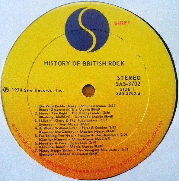 History Of British Rock - secondary