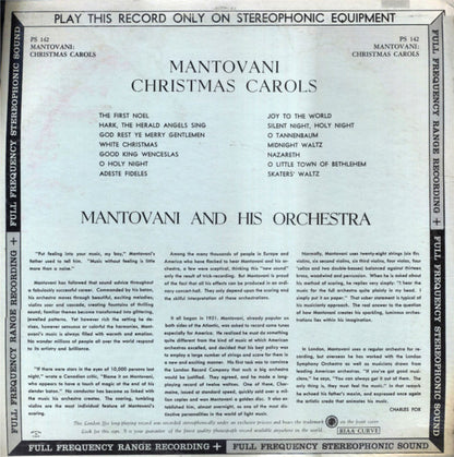 Mantovani And His Orchestra - Christmas Carols