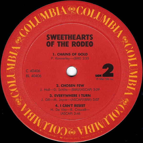 Sweethearts Of The Rodeo - secondary