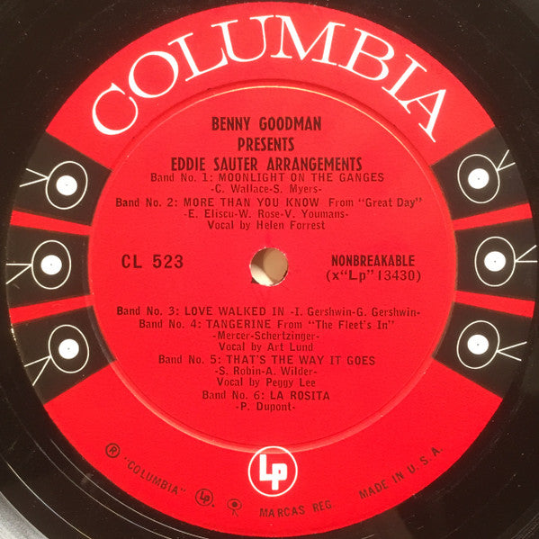 Benny Goodman And His Orchestra - Benny Goodman Presents: Eddie Sauter Arrangements