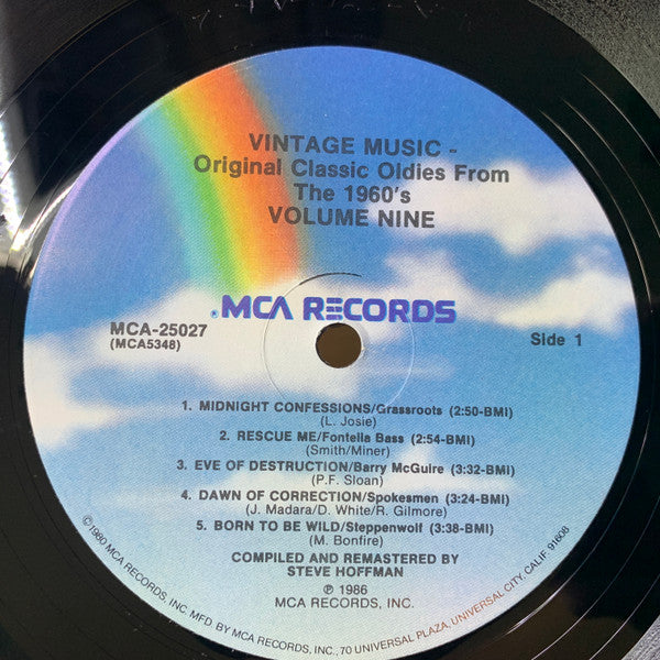 Vintage Music - Original Classic Oldies From The 1960's - Volume Nine - secondary