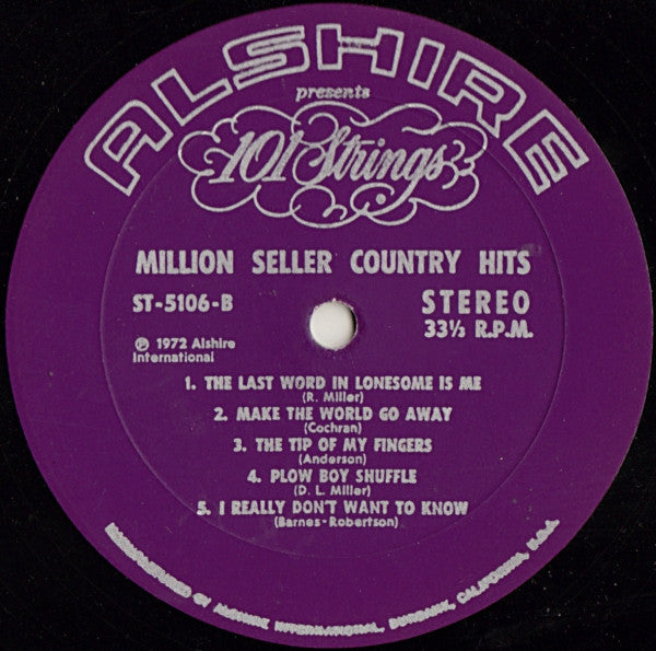 Million Seller Country Hits - secondary