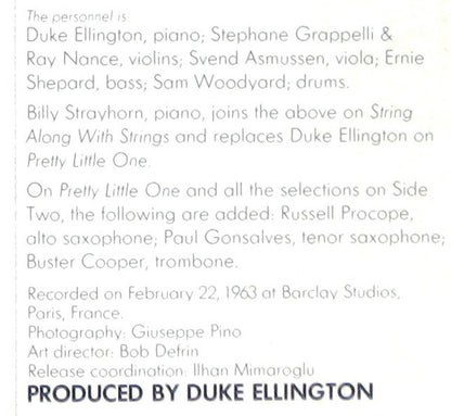 Duke Ellington's Jazz Violin Session - secondary