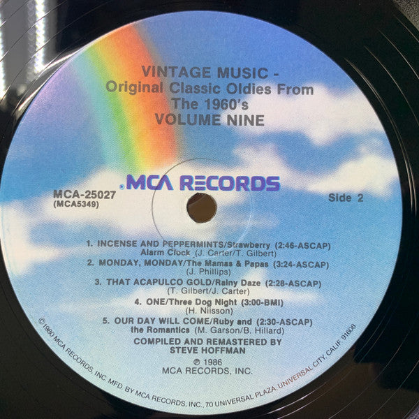 Vintage Music - Original Classic Oldies From The 1960's - Volume Nine - secondary