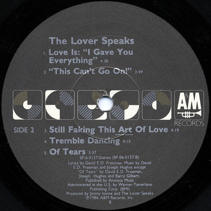 The Lover Speaks - The Lover Speaks