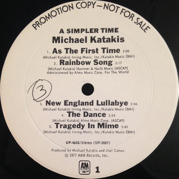 Michael Katakis - A Simpler Time