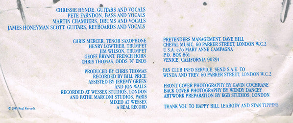 Pretenders II - secondary